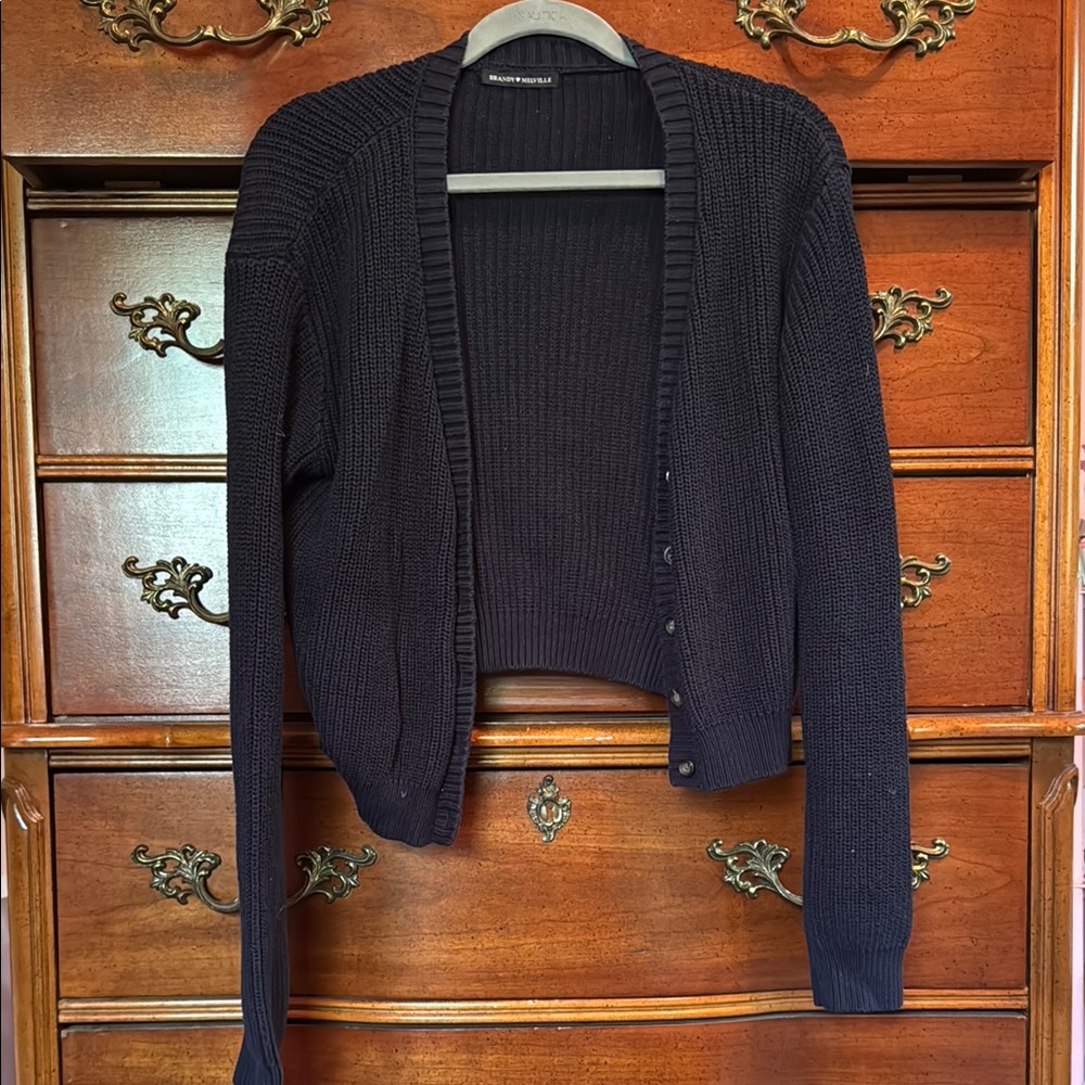 Navy Brandy Melville Cardigan
